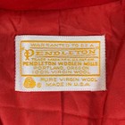 Pendleton Girls Wool Blazer Size 14 Red 100  Virgin Wool Usa Button Front Jacket