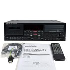 Tascam Cc-222mkiv Cd Recorder Cassette Deck Operation Confirmed W box