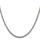 2 5mm Rope Chain Necklace 28 Inch 925 Sterling Silver Italian Solid