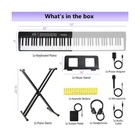 88 Key Semi-weighted Keyboard Piano For Beginners W stand  Corded Electric  M   
