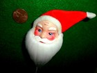 Vintage Celluloid Santa 1 1 2   Head On Wire Made In Japan