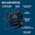 Bosch Gcl165-82cgl 12v Green Cross Line Laser W  Plumb Points Complete Kit New