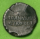 Mark Antony Ar Silver Denarius 33 Bc Marcus Junius Silanus 17 8mm And 3 54 Grams
