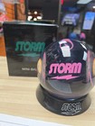 Storm Mini Bowling Ball Clear Black  Pink Collectible Display Piece Rare