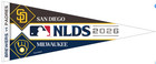 2026 Nlds Milwaukee Brewers San Diego Padres Duel 12x30 Premium Pennant
