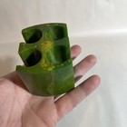 Vtg Bakelite Translucent Marbled Green Poker Chip Caddy Holder Tray Rack 141 G
