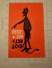 Pearl Jam Sticker 2003 Red Devil Riot Act Tour