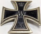 Rare Ww1 German Iron Cross 1st Class    pillow Back    By Albert Werner Of Berlin