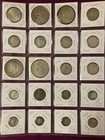 Estate Find World Silver Coin Lot  40  Constitutional Junk Us Mexico Canada Germ