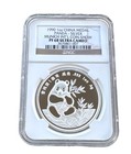 1990 China 1oz  999 Silver Munich Panda - Ngc Pf68 Ultra Cameo