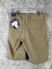 Huk Fishing Men s Small Next Level 10 5  Shorts Quick Dry Khaki Beige Msrp  65