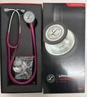 3m Littmann Cardiology Iv Stethoscope  6158  Strawberry Red Cardiac Pulse