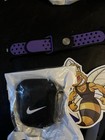 Nike Black Purple Silicone Replacement Strap For Apple Watch Series 1 2 3 4 5