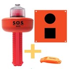 Sos Distress Light C-1003 - With Flag   Whistle - Free 2-day Shipping