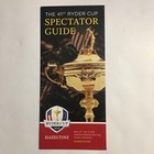 Official 41st Ryder Cup Ticket Booklet And Spectator Guide