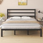 Full Queen Size Bed Frame With  strong Metal  Under Bed Storage  No Box Spring