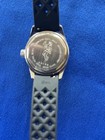 Lucerne Dive Watch  Nos Original Leather Band And New Rubber Band 