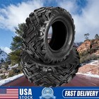 2pcs 20x10-10 Atv Tires 6pr All Terrain 20x10x10 Atv Utv Trail Sand Mud Off-road