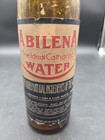 Early Abilena Water Glass Bottle Vintage Kansas Paper Label Rare Cathartic 