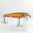 Vtg Pflueger Baby Palomine Lure Rainbow 3 5  Wood Pressed Eyes Usa Good 