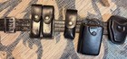 Police Duty Belt  Black Leather Heavy Duty Belt    38 W accesories