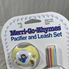 Vintage 1992 Merri Tots Pacifier And Leash Set Nos Sealed Jack N Jill Reborn H1