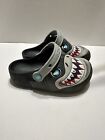 Crocs Classic Clog Kids Fun Lab Black Shark Light Up Size C 12 Slip On Sandal