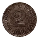 Costa Rica Silver Coin Lot  2  5  10 Cent   1923 50 Centimos On 1889 25 Centavos
