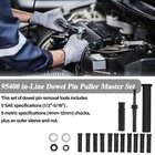 18pcs In-line Dowel Pin Puller Master Set Includes Both Sae metric Collets 95400