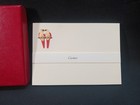 Cartier Stationery Marriage Card Letter envelope 10 Sets Birds Design W box Rare
