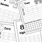 Number Tracing   Counting Worksheets For Kids   Printable Learning Pack