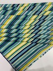 Set Of 12 Cloth Napkins Damask   18  Square Strip Multi Color