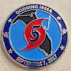 Rare Otv-5 X-37b Usaf Spacex Falcon9 Boeing Challenge Coin Dodging Irma Launch