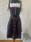 Wenger Tyrol Dirndl Oktoberfest Black Dress And  Blouse And  An Apron