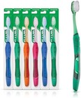 Gum Deep Clean Technique Soft Toothbrush Compact Head Extra Soft Bristles 6 Pack