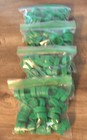 Lot Of 200 Plastic Green Soda Bottle Screw Caps  Arts   Crafts