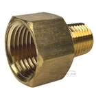 Brass Reducer Adapter 1 2  Female X 1 4  Male Npt Pipe Reducing Fitting