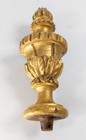 Antique 18 19th C  Giltwood Carved Flaming Urn Finial Georgian Or Federal Style