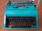 Olivetti Studio 45 Portable Manual Typewriter  Teal - International Layout