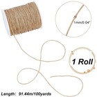 Waxed Cotton Cord Beading String For Bracelet Necklace Making Macrame Craft