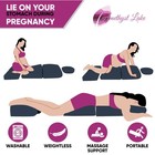 Amethyst Lake Pregnancy Massage Cushion  Prenatal Bolster Full Body Relaxing    