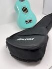 Apelila 21  Acoustic Ukulele Turquoise Sea-foam Color With Soft Case