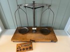 Antique Balance Scale Medical Jewelry Alchemy Apothecary Full Weight Set