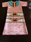 Vintage Native Indigenous Pow Wow Fancy Dance Regalia Dress And Shawl Cape Youth
