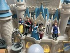 Vintage Walt Disney World Cinderella Castle Monorail Park Playset Lot Figures