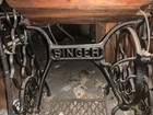 Rare Antique Early 1900 Vintage Singer Wooden Desk Sewing Machine  591099