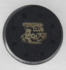 Very Rare Tonopah Club Casino Chip  25 Black H c Tonopah  Nv  New  Cr  K- 60- 74