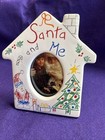 Russ Vintage    santa And Me    Skribbles Picture Frame  3 5   x 4    Photo      New