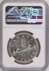  1951 S 1 Silver Dollar George-vi Canada Km  46 Ngc Au 58 Low Pop Highest-grades