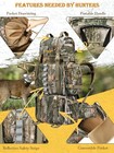 Hunting Backpack For Men Waterproof Camo 80l Large Hunting Backpack For Deer Elk